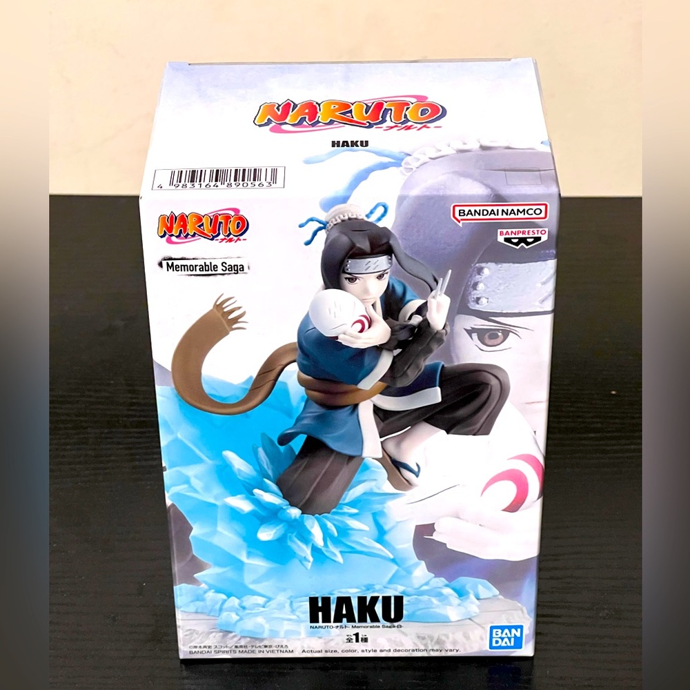 Haku Figure Brand New Bandai Banpresto Naruto Memorable Saga NWT